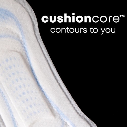 U by Kotex Clean & Secure Ultra Thin Pads with Wings, Heavy Absorbency Perspective: right