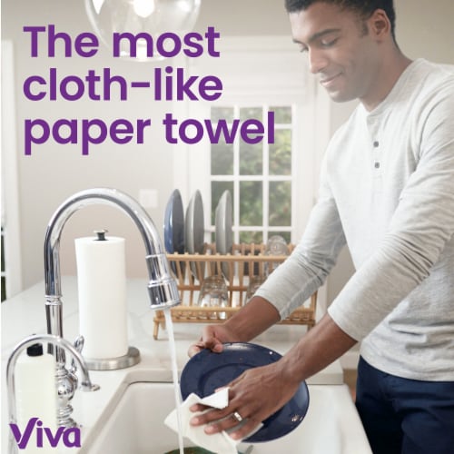 Viva Signature Cloth Paper Towels Double Rolls Perspective: right