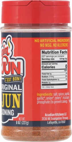 Ragin' Cajun™ Fixin's Original All Purpose Cajun Seasoning Perspective: right