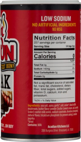 Ragin' Cajun™ Sizzlin' Steak Seasoning Perspective: right