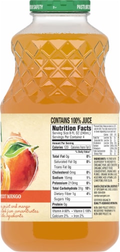 Santa Cruz Organic® Apricot Mango Juice Beverage Perspective: right
