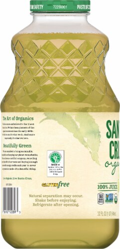 Santa Cruz Organic White Grape Juice Perspective: right