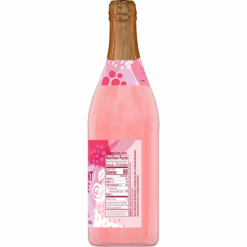 Santa Cruz Organic Radiant Rose­™ Sparkling White Grape Juice Beverage Perspective: right