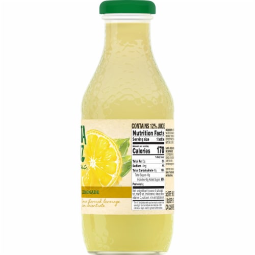 Santa Cruz Organic Lemonade Perspective: right