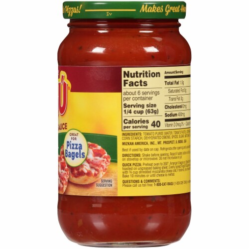 Ragu Pizza Quick Traditional Sauce Perspective: right