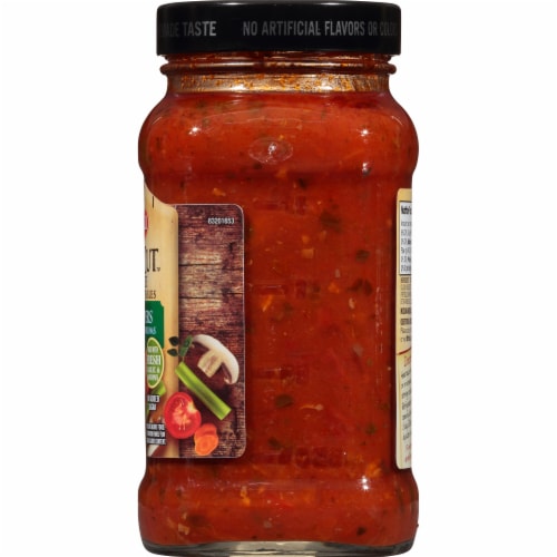 Bertolli® Rustic Cut™ Sweet Peppers and Portobello Mushrooms Pasta Sauce Perspective: right