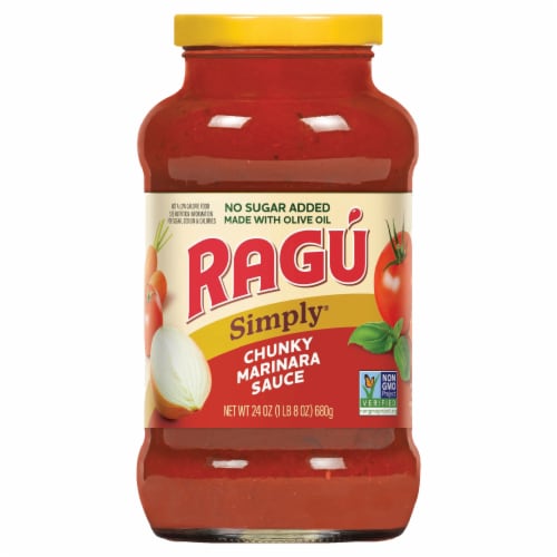 Ragu® Simply Chunky Marinara Pasta Sauce Perspective: right