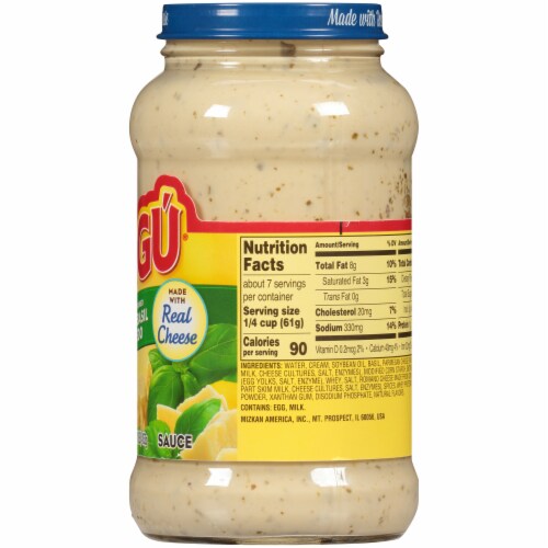Ragu® Cheese Creations Creamy Basil Alfredo Sauce Perspective: right