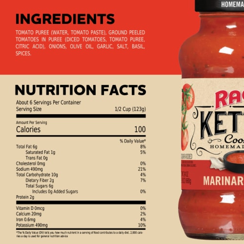 Ragu® Kettle Cooked Marinara Pasta Sauce Perspective: right