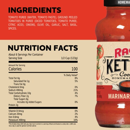 Ragu® Kettle Cooked Marinara Pasta Sauce Perspective: right