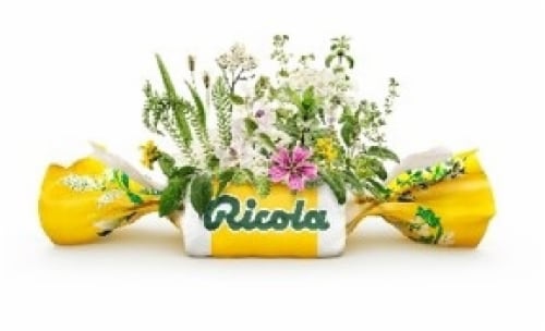Ricola Cherry Honey Herb Throat Drops Perspective: right