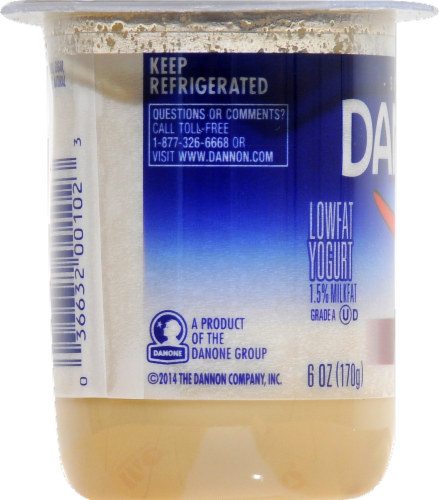 Dannon Coffee Yogurt Perspective: right