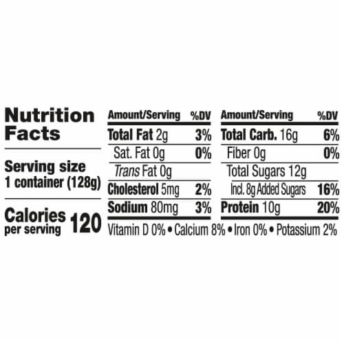 Dannon Light + Fit REMIX Key Lime Pie Nonfat Greek Yogurt Cups with Mix-Ins Perspective: right