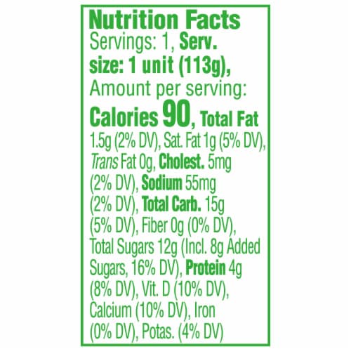 Activia Low Fat Probiotic Strawberry Yogurt Cups Perspective: right