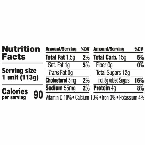 Activia Prune Probiotic Low Fat Yogurt Cups Perspective: right