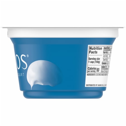 Oikos® Fat Free Plain Greek Yogurt Perspective: right