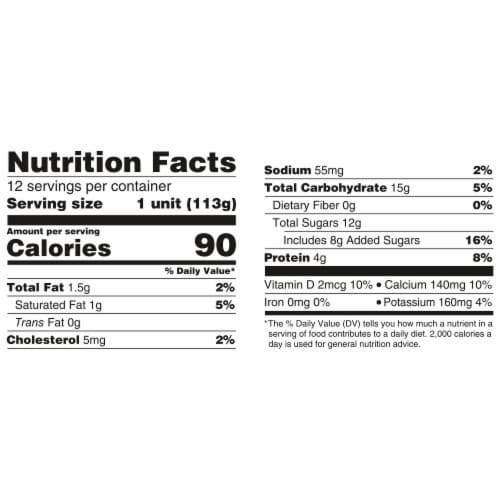 Activa® Low Fat Probiotic Vanilla Yogurt Cups Perspective: right