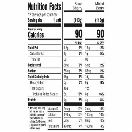Activia® Mixed Berry & Black Cherry Lowfat Probiotic Yogurt Perspective: right