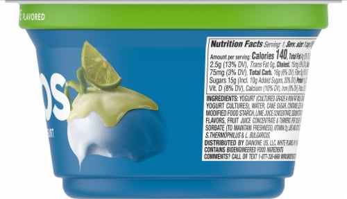 Oikos® Key Lime Greek Yogurt Cup Perspective: right