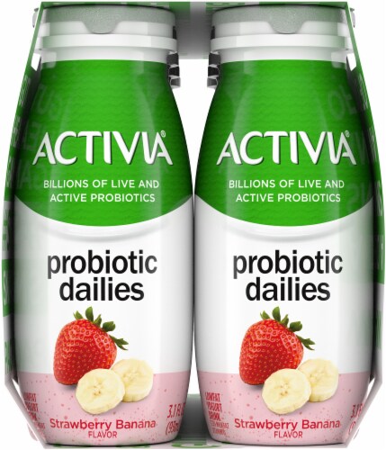 Activa® Probiotic Dailies Strawberry Banana Perspective: right
