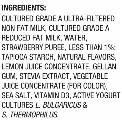Two Good® Strawberry Lowfat Greek Yogurt Perspective: right