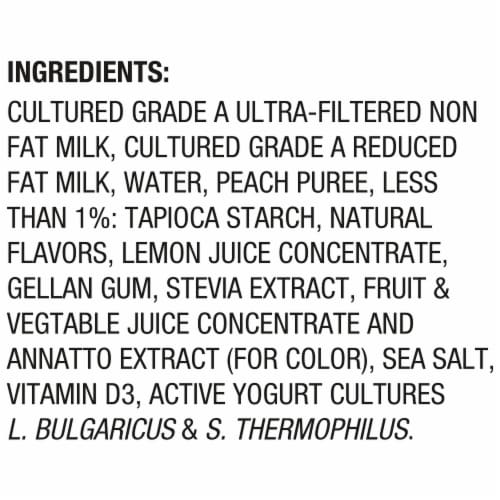 Two Good™ Lowfat Peach Greek Yogurt Cup Perspective: right