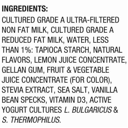 Too Good & Co. Vanilla Low Fat Lower Sugar Gluten Free Greek Yogurt Cups Perspective: right