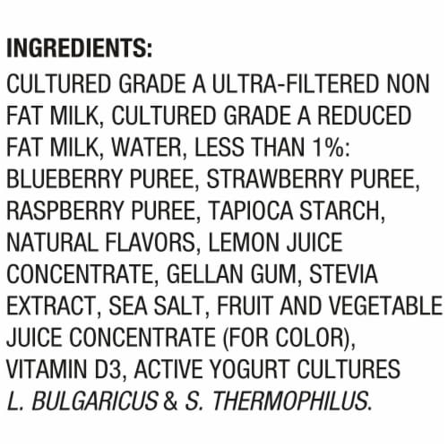 Two Good™ Mixed Berry Lowfat Greek Yogurt Perspective: right