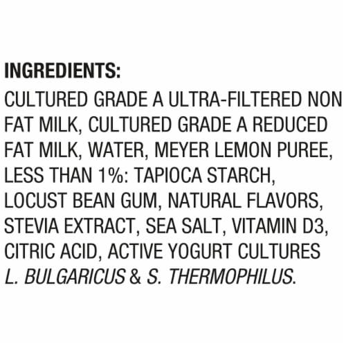 Two Good® Meyer Lemon Lowfat Greek Yogurt Perspective: right