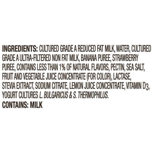 Too Good & Co. Strawberry Banana Smoothie Drink Bottle Perspective: right
