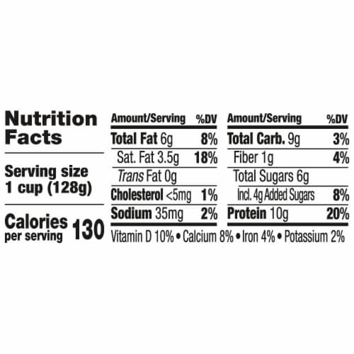 Too Good & Co. REMIX Banana Dark Chocolate Honey Flavored Low Fat Yogurt-Cultured Low Fat Milk Perspective: right