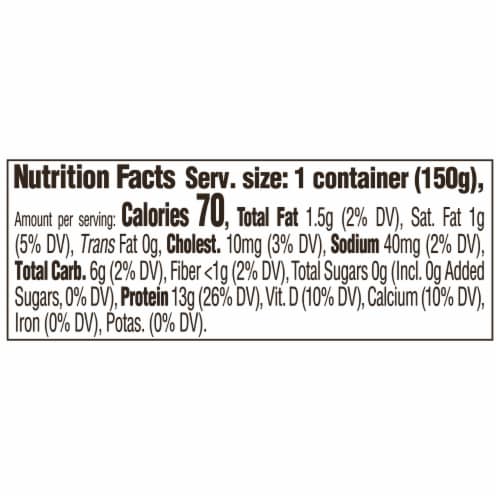 Too Good & Co. Strawberry Zero Sugar Gluten Free Greek Yogurt Perspective: right