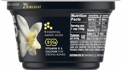Oikos® Pro Vanilla Yogurt-Cultured Dairy Product Perspective: right