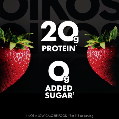 Oikos® Pro Strawberry Greek Yogurt Cup Perspective: right