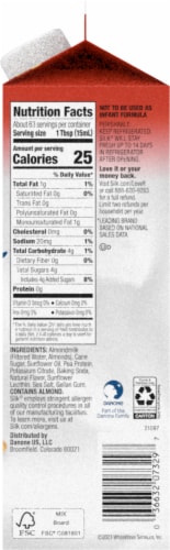 Silk Pumpkin Spice Flavored Almond Creamer Perspective: right