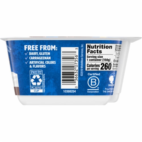 Silk® Coconut Chocolate Almond Almondmilk Yogurt Alternative Perspective: right