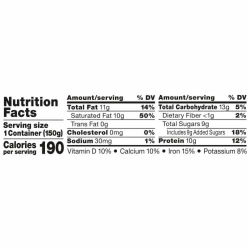 Silk Vanilla Dairy Free Coconut Milk Greek Yogurt Cup Perspective: right