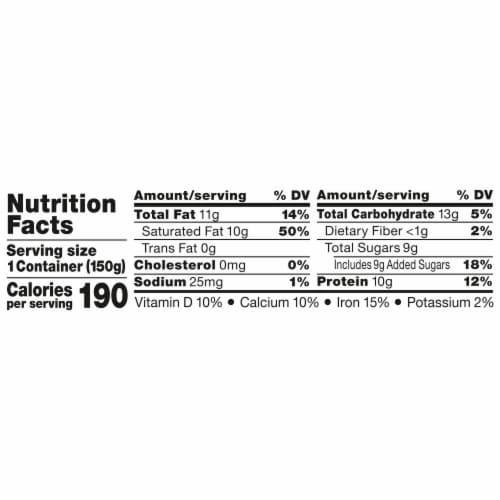 Silk Strawberry Dairy Free Coconut Milk Greek Yogurt Cup Perspective: right