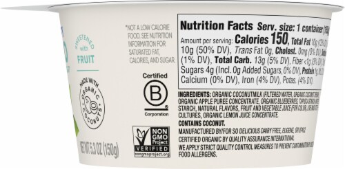 SO Delicious® Dairy Free Blueberry Coconut Milk Yogurt