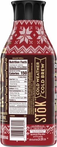 Stok® Peppermint Mocha Cold Brew Coffee Perspective: right