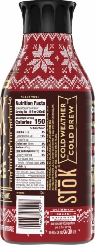 Stok® Peppermint Mocha Cold Brew Coffee Perspective: right