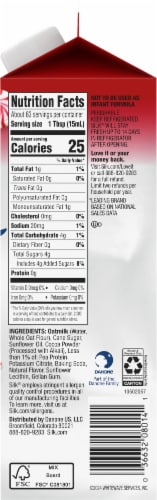 Silk® Dairy-Free Oat Creamer Dark Chocolate Peppermint Perspective: right