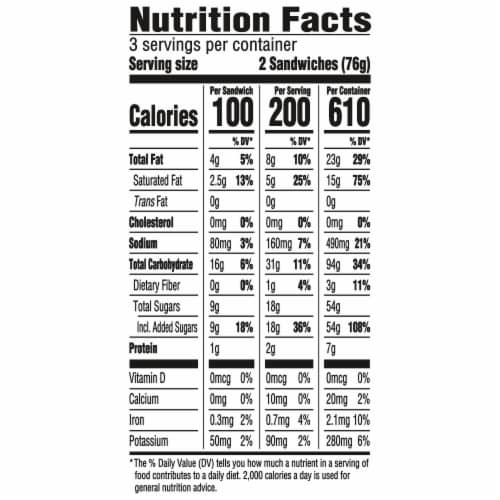 So Delicious Dairy Free S'mores Plant Based Blend Frozen Dessert Sandwiches Perspective: right