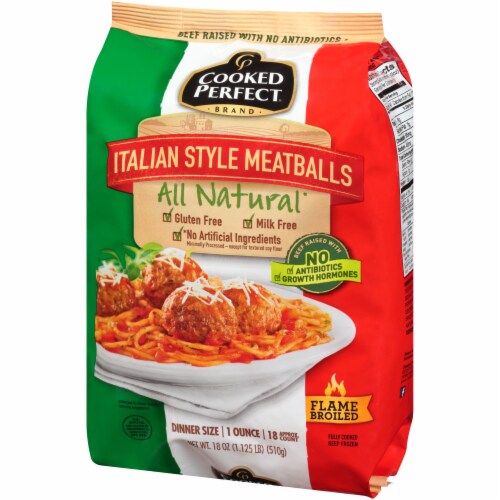 Cooked Perfect® Italian Style Frozen Meatballs Perspective: right