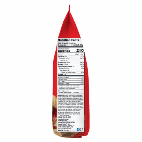 Cooked Perfect® Chicken Parm Meatballs Perspective: right