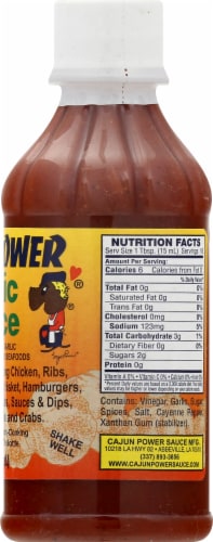 Cajun Power Garlic Sauce Perspective: right