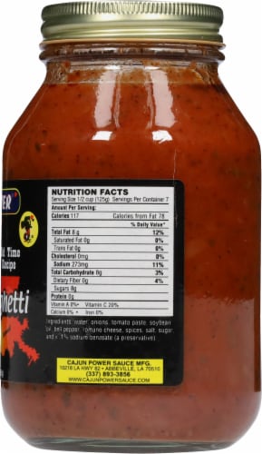 Cajun Power® Spaghetti Sauce Perspective: right
