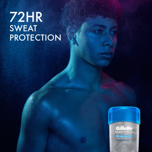 Gillette® Cool Wave Clear Gel Anti-Perspirant & Deodorant Perspective: right