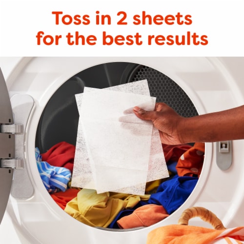 Bounce Outdoor Fresh Dryer Sheets Fabric Softener Perspective: right