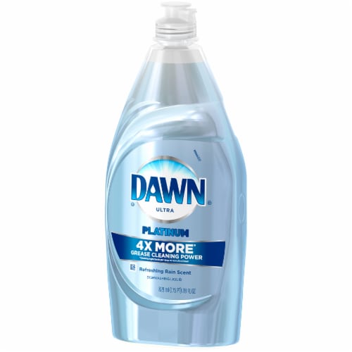 Dawn Ultra Platinum Refreshing Rain Scent Dishwashing Liquid Perspective: right